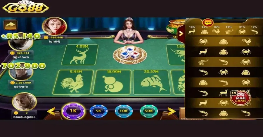 Bầu cua 68GameBai