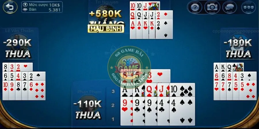 mậu binh 68 Game Bài