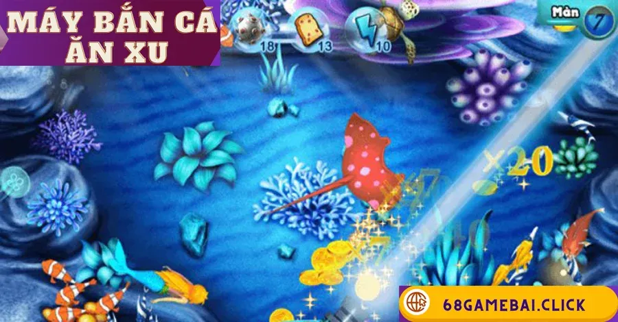 máy bắn cá ăn xu
