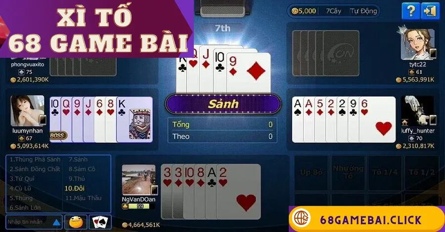 xì tố 68 game bài