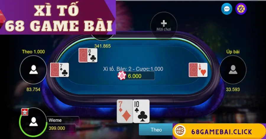 xì tố 68 game bài