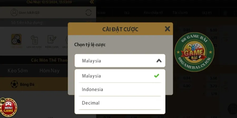 thể thao 68 Game Bài